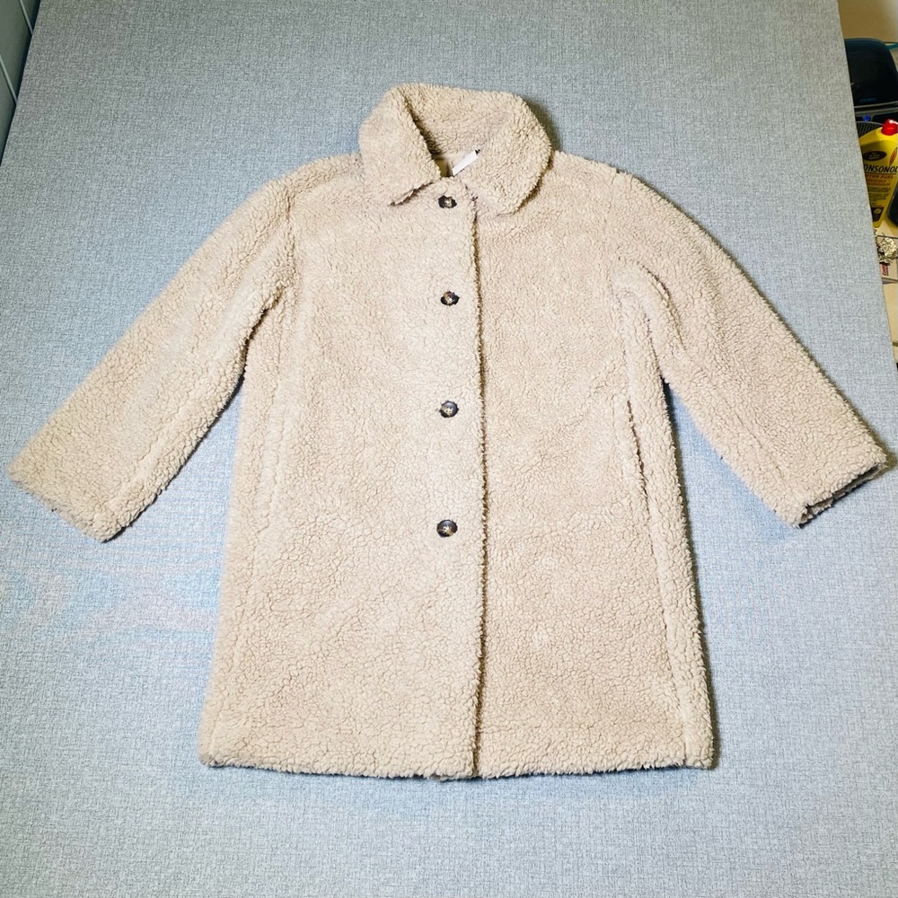 Uniqlo Tan Teddy Jacket - Picture 2 of 12